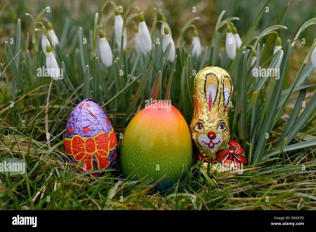 A hidden easter surprise in the garden. Photo: Frank May Stock Photo