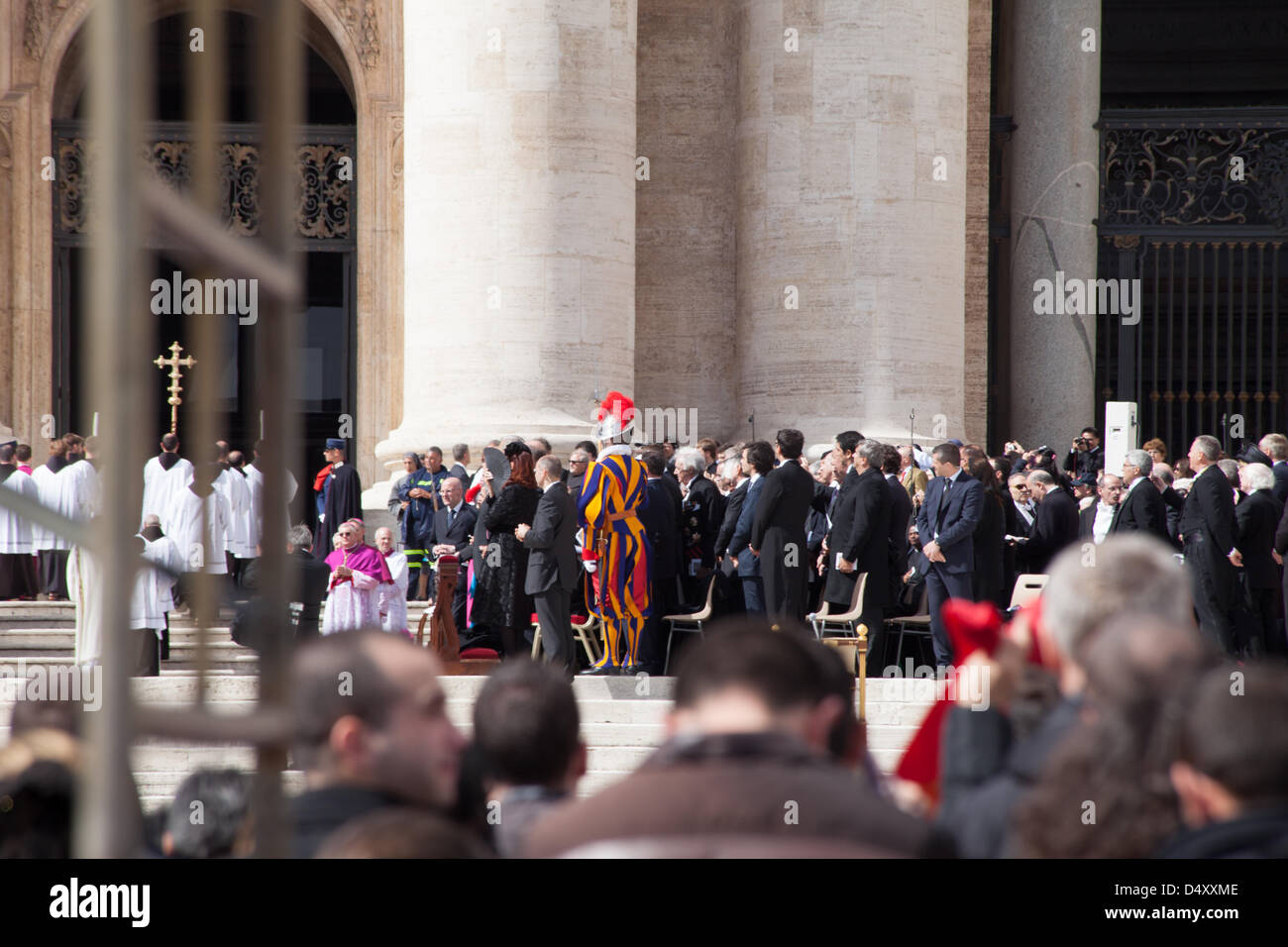 The Pope Francis Inauguration Ceremony - World Leaders Credit:  Corina Daniela Obertas / Alamy Live News Stock Photo