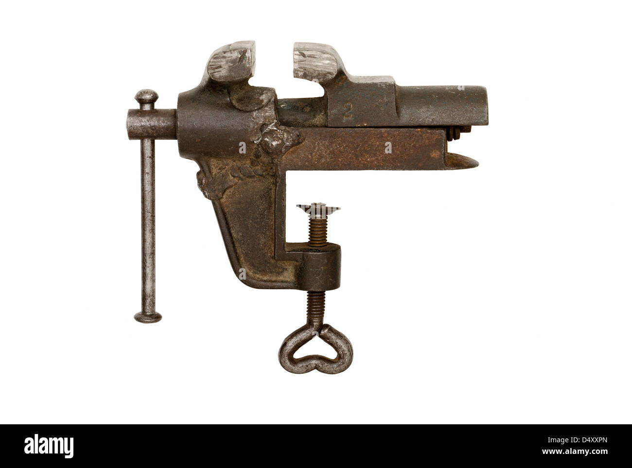 Old bench metal vise grip hi-res stock photography and images - Alamy