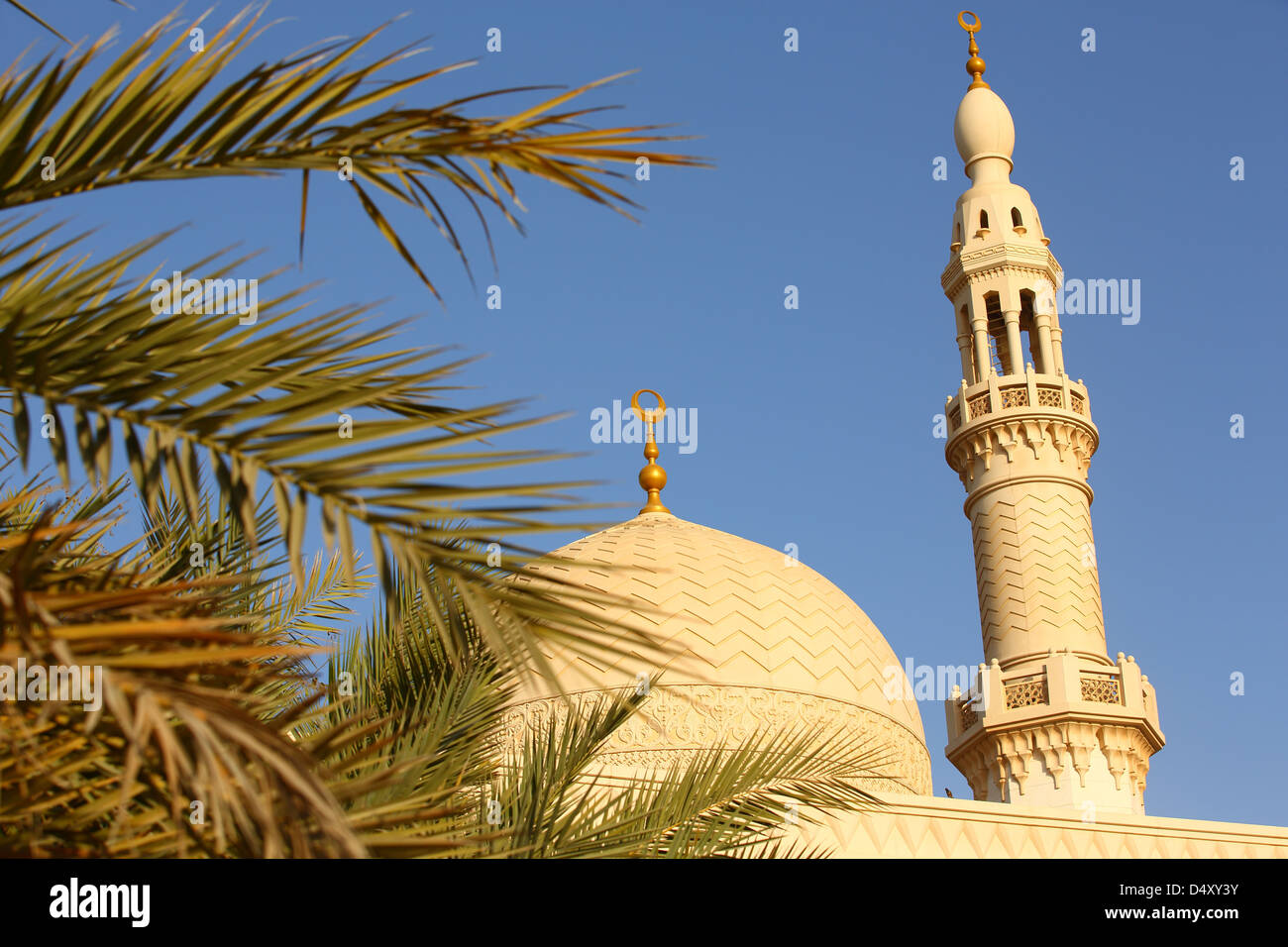 Mosque in Dubai, United Arab Emirates Stock Photo