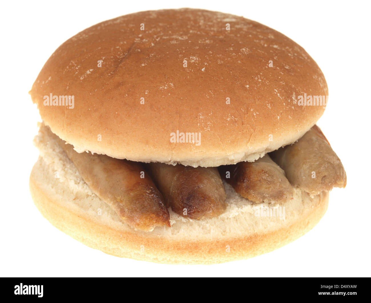 Sausage Breakfast Roll Stock Photo Alamy