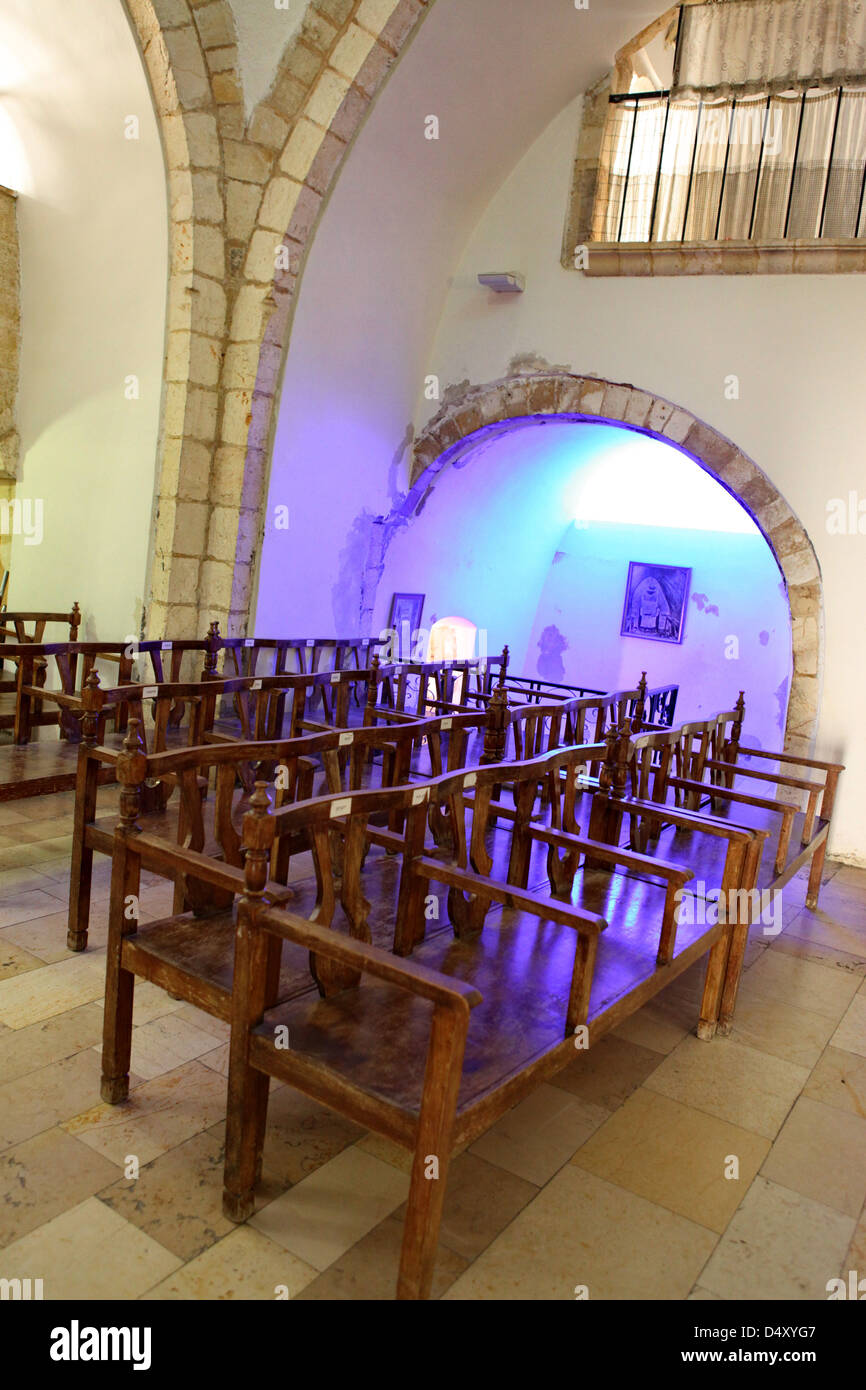 Israel, Jerusalem, Old City, Jewish Quarter, the Four Sephardic Synagogues complex. Istanbuli Synagogue Stock Photo