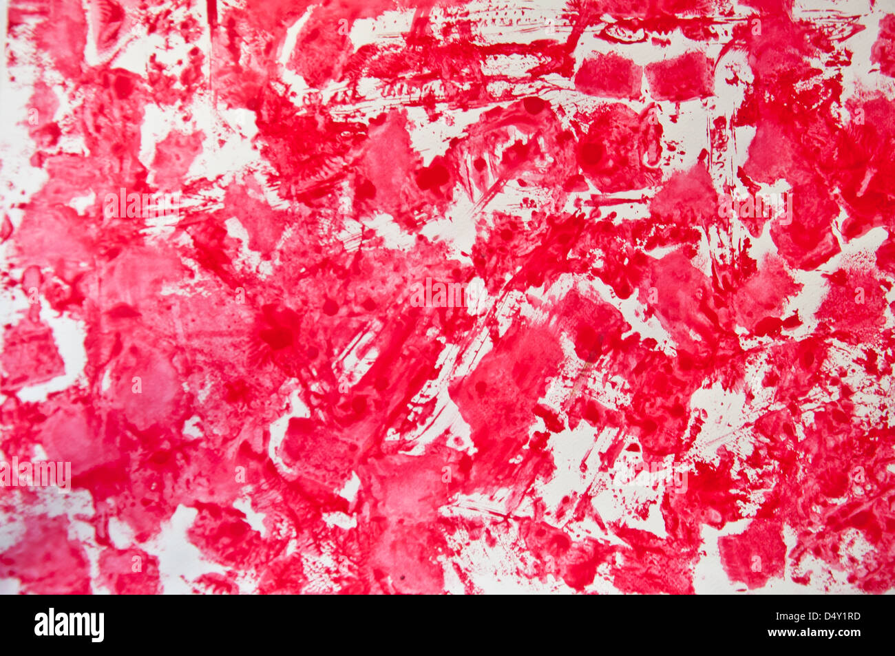 red water color art background Stock Photo