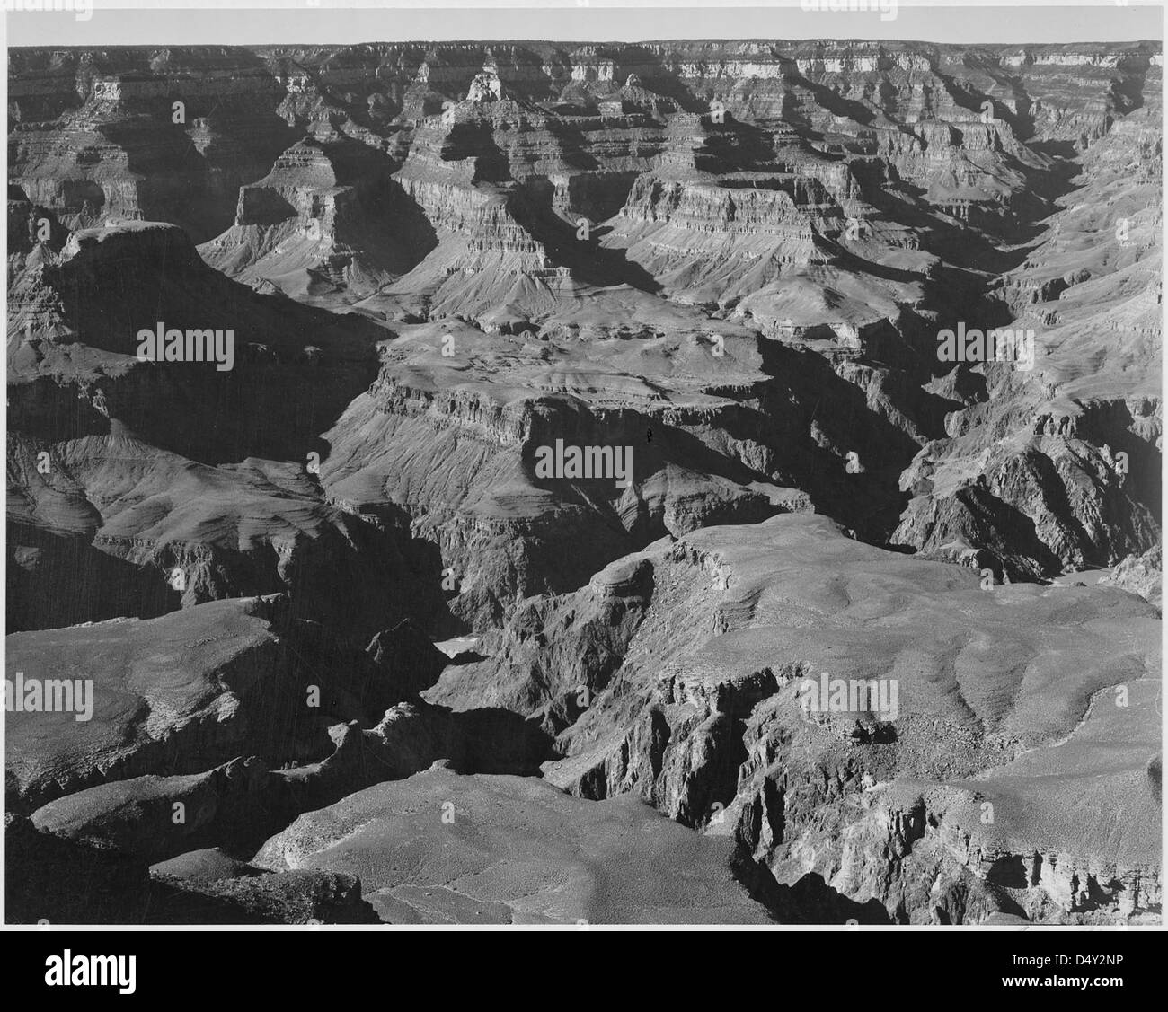 Canyon and ravine, "Grand Canyon National Park," Arizona Stock Photo