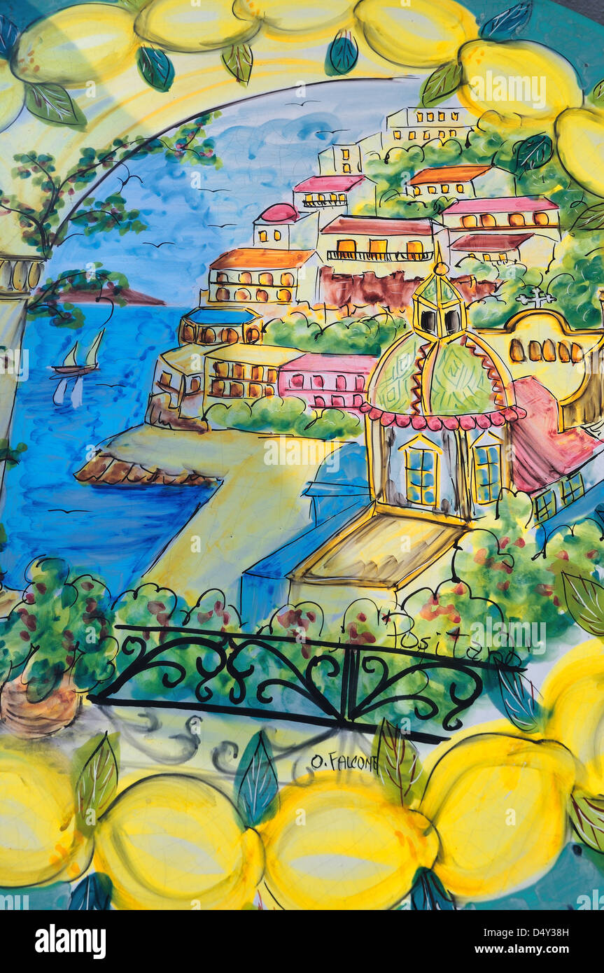 Costiera amalfitana Positano pottery Italy n2 by andrea quercioli Stock