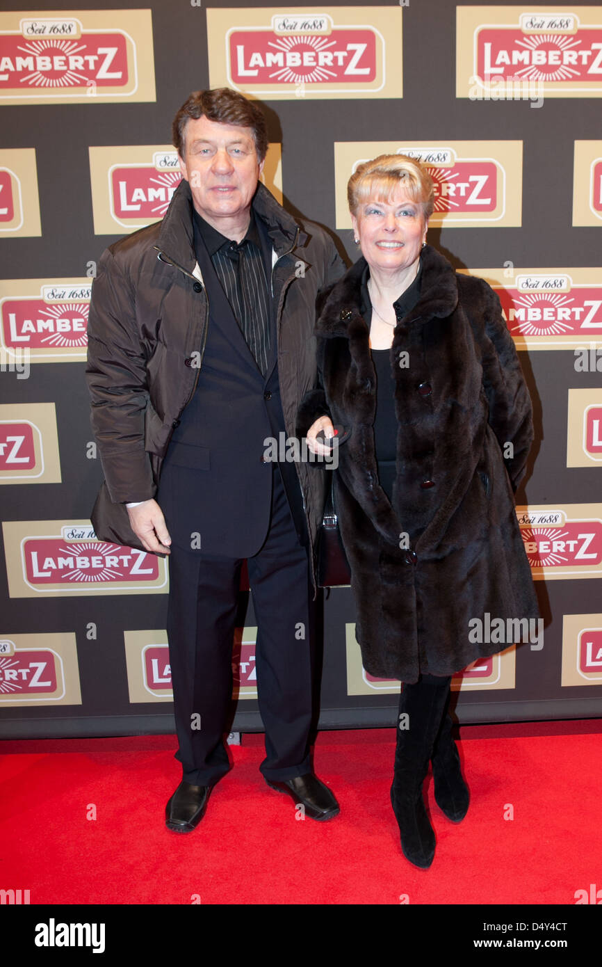 Otto Rehhagel Beate Rehhagel Attending Lambertz Monday Night Party At Alter Wartesaal Cologne Germany 30 01 2012 Stock Photo Alamy