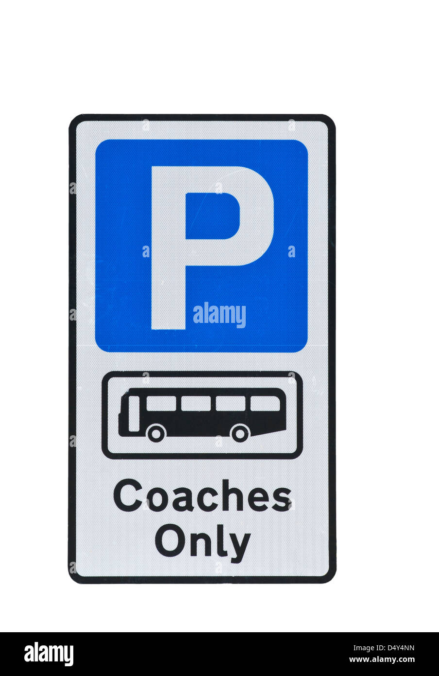 Coaches Only Parking Car Coach Park Sign Stock Photo Alamy