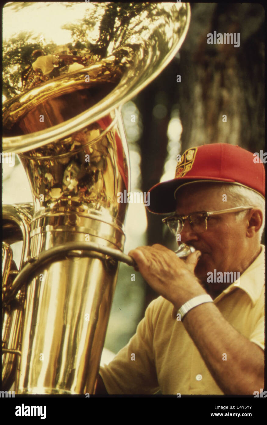 1970s tuba player hi-res stock photography and images - Alamy