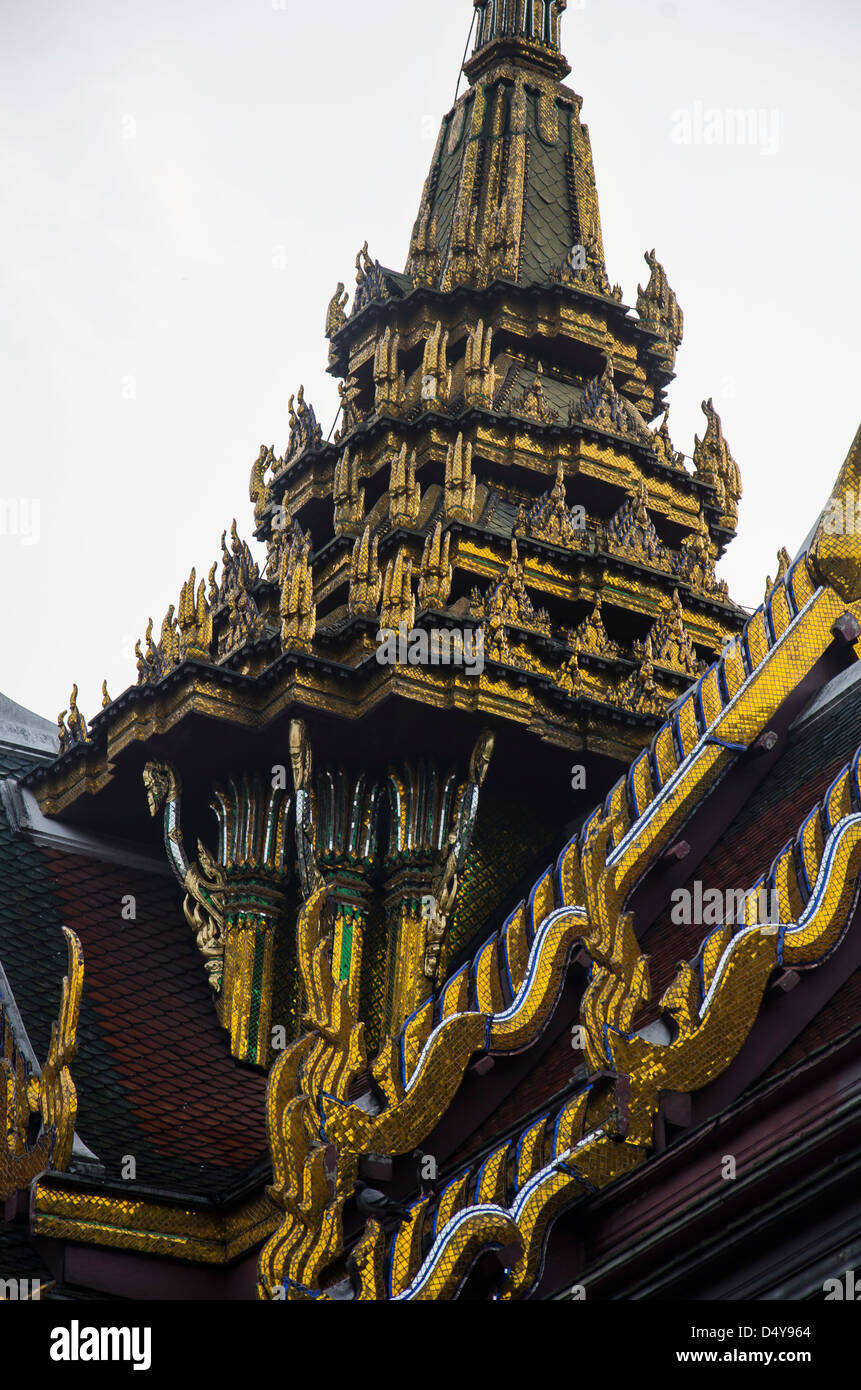 Wat Po building in Bangkok Thailand Stock Photo