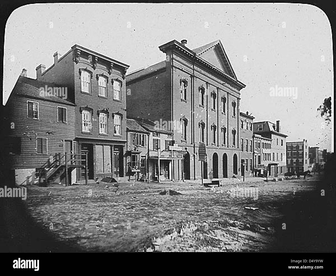 Ford's Theatre in Lincoln's time. Washington, DC, ca. 1910 1950 Stock
