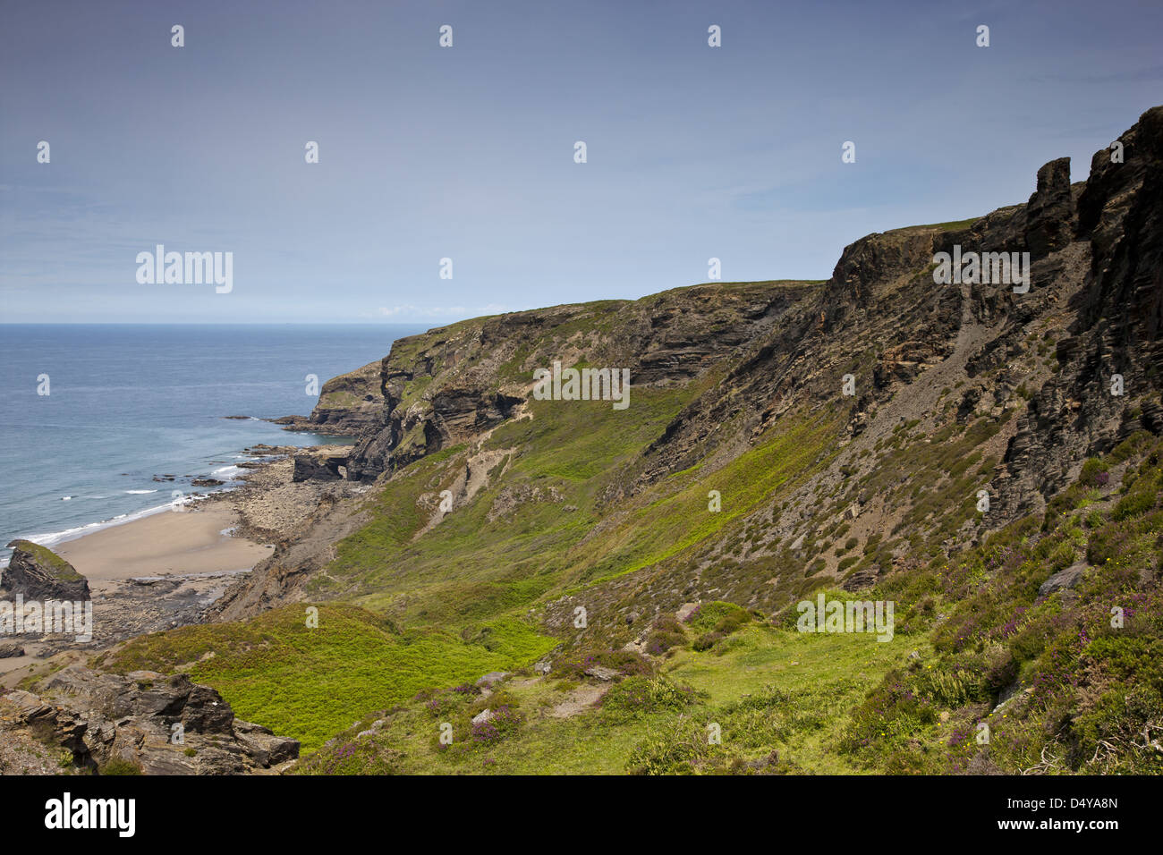 South West Coast Path, Boscastle to Crackington Haven Stock Photo Alamy