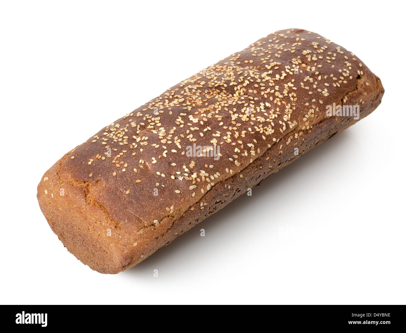 Rye bread isolated on a white background Stock Photo - Alamy