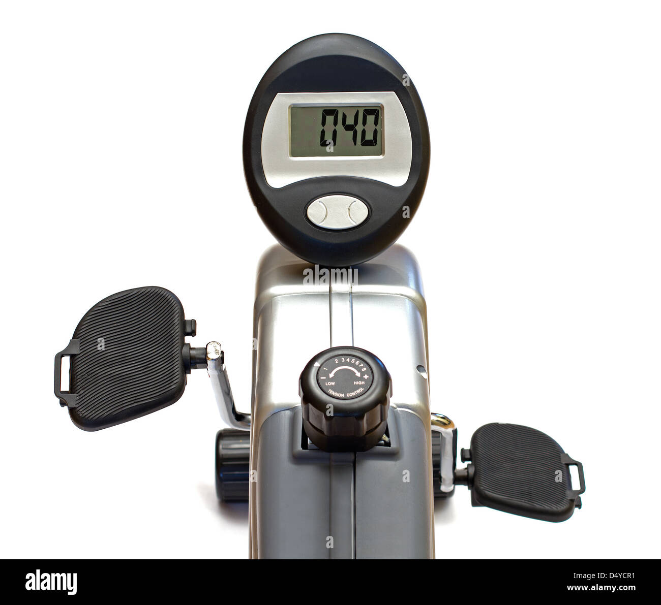 exercise bike with a screen
