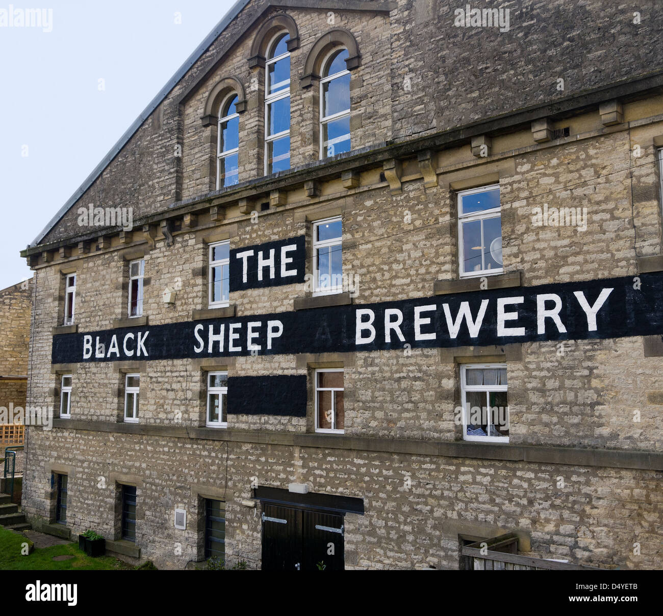 The Black Sheep Brewery in the Village of Masham in North Yorkshire England Stock Photo