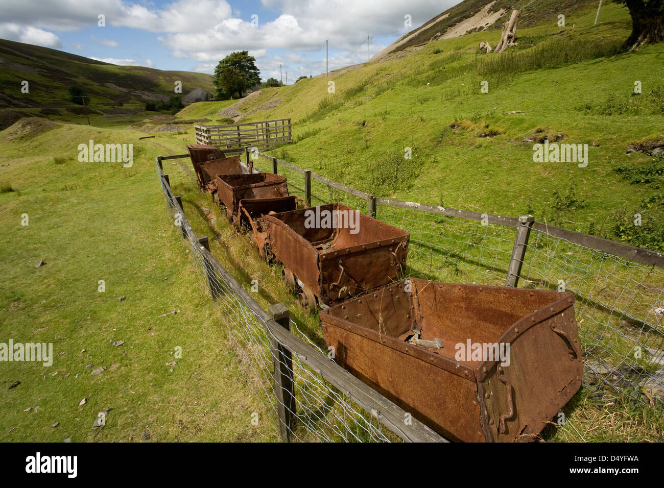 Wanlockhead, the UK, the Lead Mining Museum (Lead Mining Museum) Stock Photo