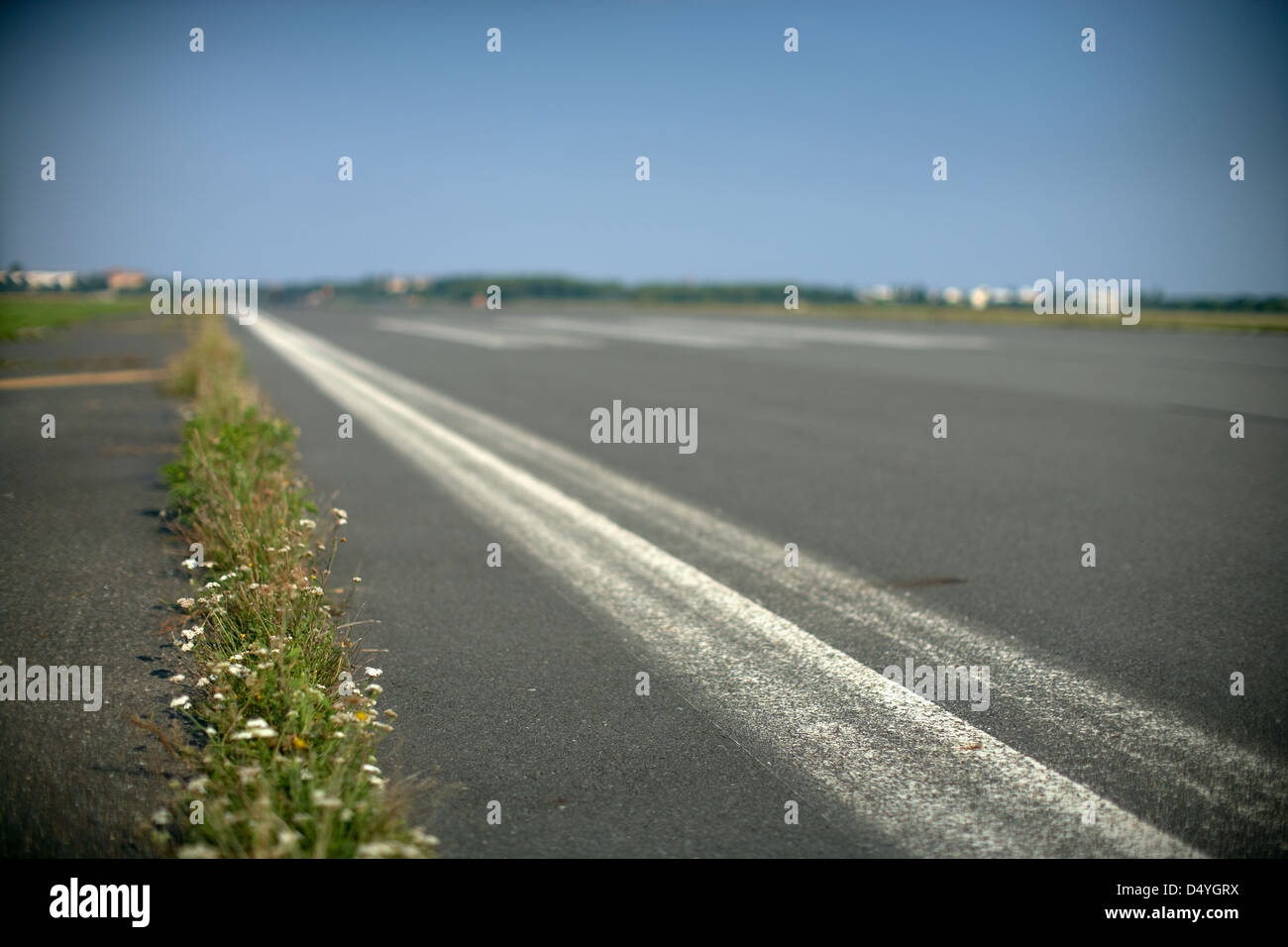 Berlin, Germany, the former airstrip at Tempelhof Field Stock Photo