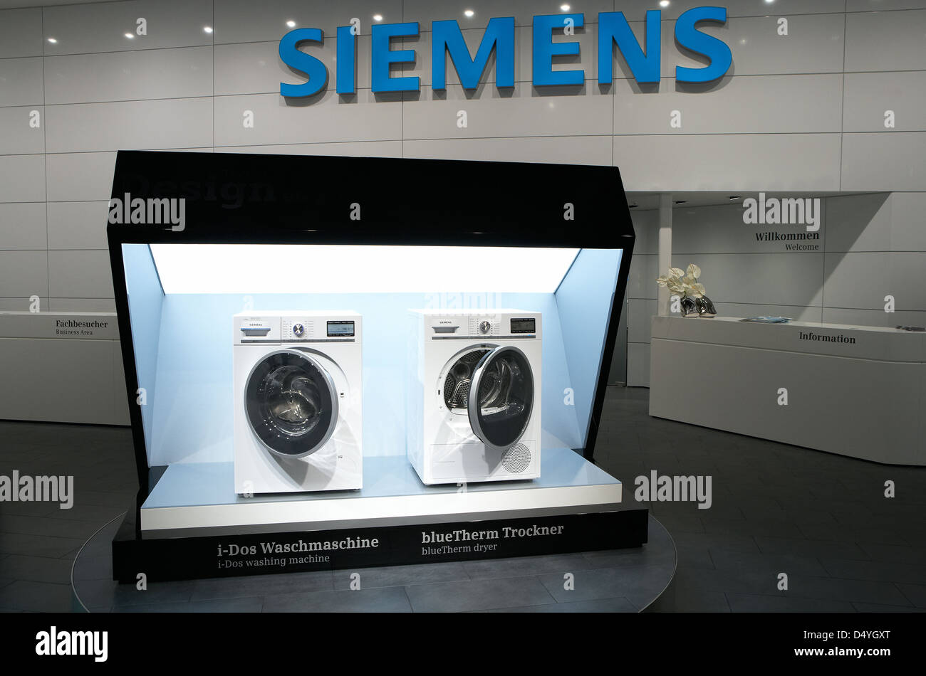 Berlin, Germany, the company presents Siemens washing machines at IFA 2011  Stock Photo - Alamy