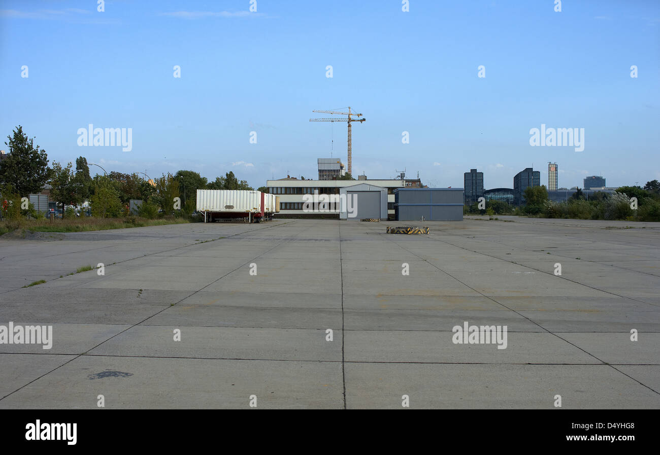 Berlin, Germany, a former container terminal in the DB at the Heidestrasse Stock Photo