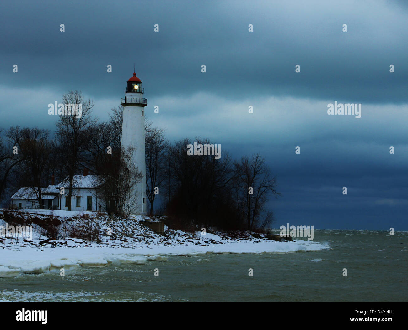 Point Aux Barques Lighthouse. Port Hope, Michigan Stock Photo Alamy
