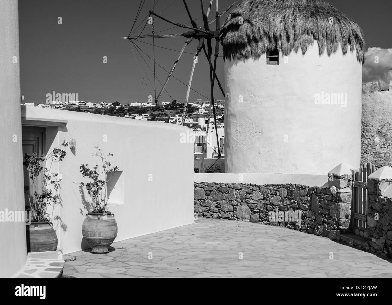 Picture taken in Mykonos, greece Stock Photo