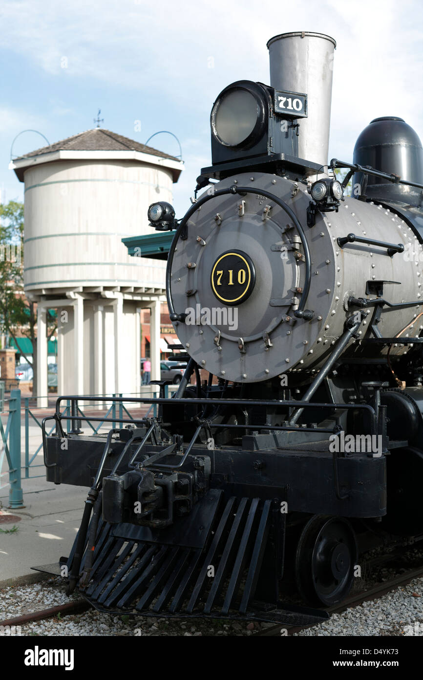 Front of steam locomotive Stock Photo - Alamy