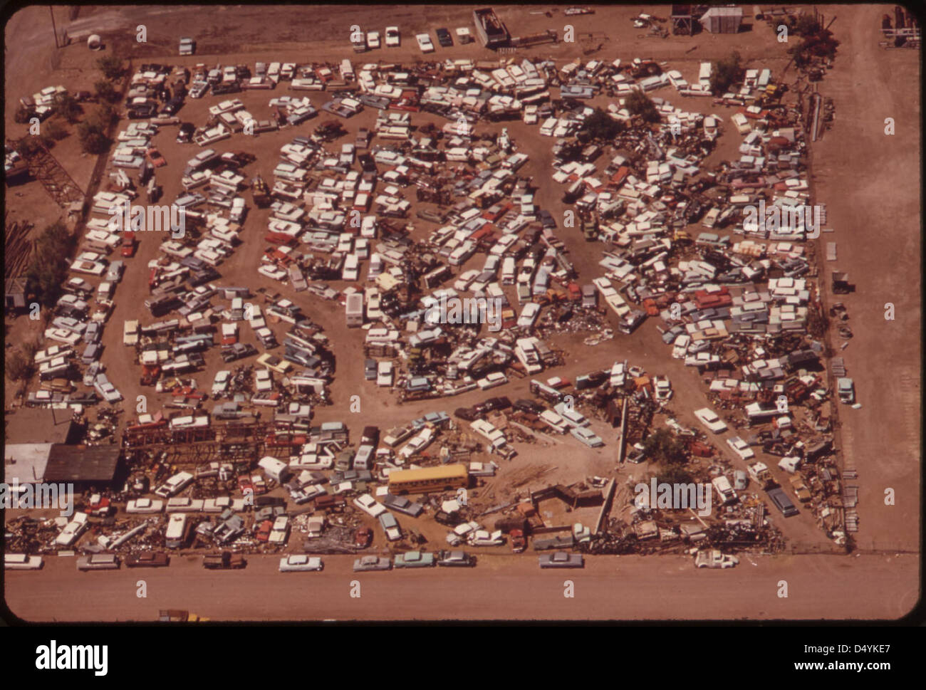 Auto dump at Henderson, May 1972 Stock Photo Alamy