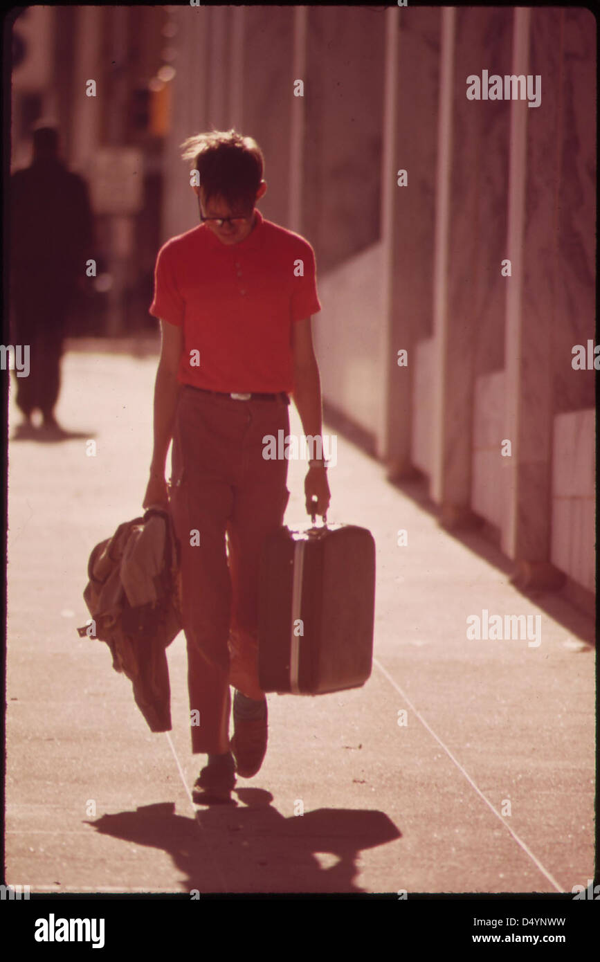 On a street in downtown Omaha, May 1973 Stock Photo Alamy