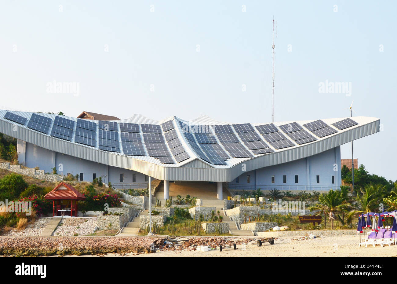 roof with solar panels Stock Photo - Alamy
