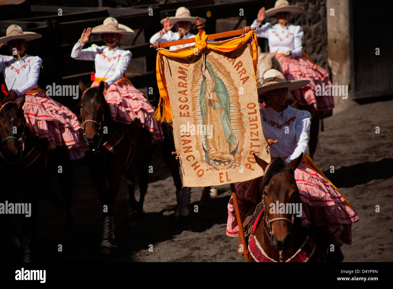 Riders banner hi-res stock photography and images - Alamy