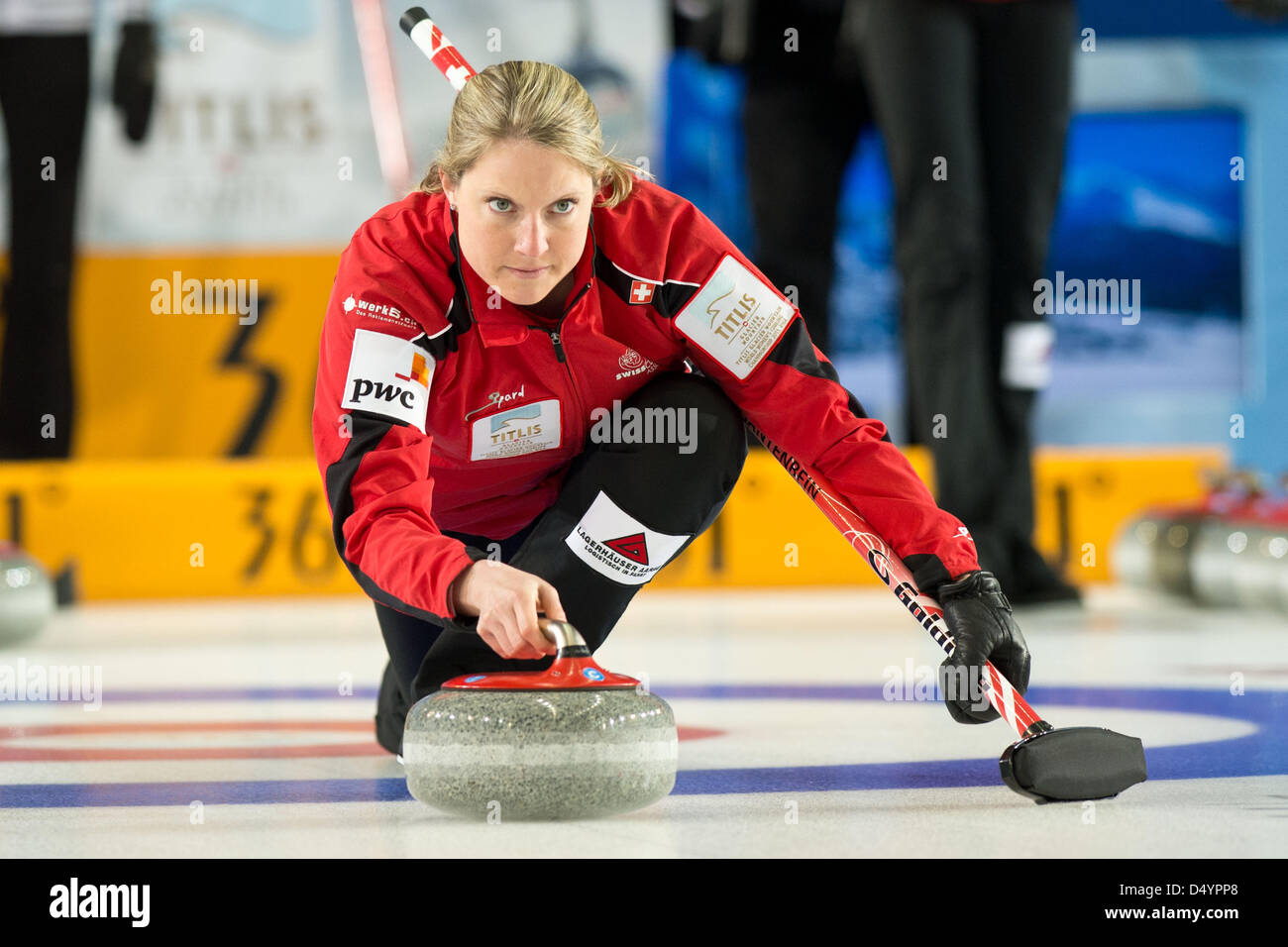 Sandra Gantenbein (SUI), MARCH 20, 2013 - Curling : World Women's ...