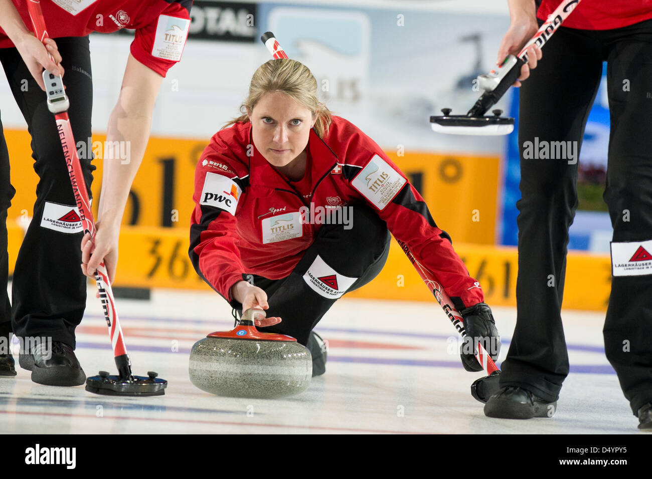 Sandra Gantenbein (SUI), MARCH 20, 2013 - Curling : World Women's ...