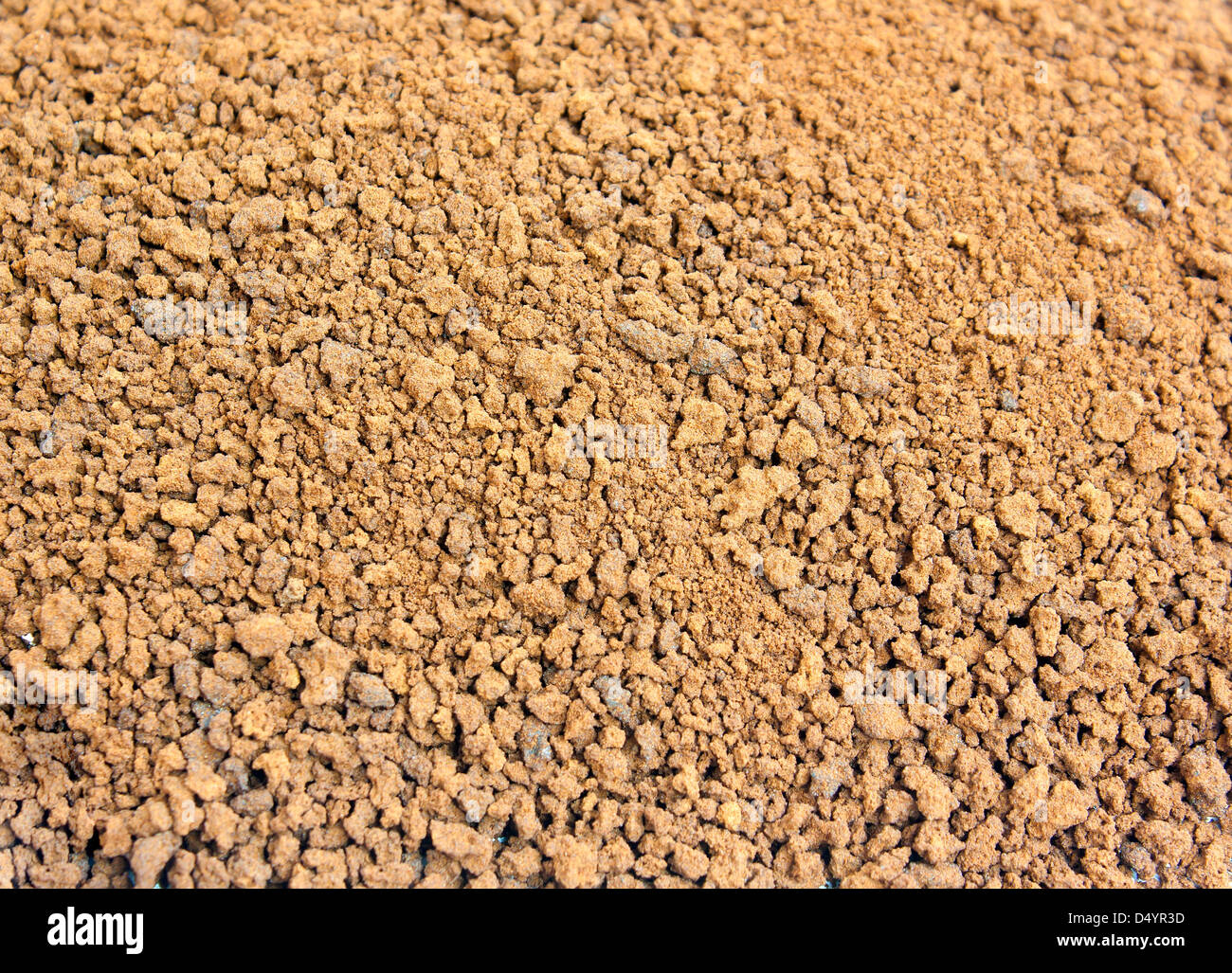 Profile grinding grain brown coffee beans background. Stock Photo
