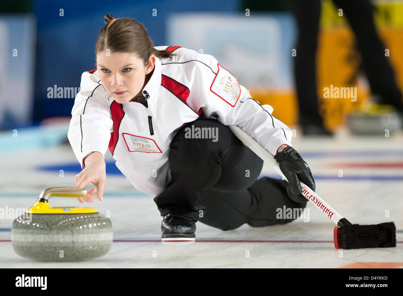Lene Nielsen (DEN), MARCH 20, 2013 - Curling : World Women's Curling ...