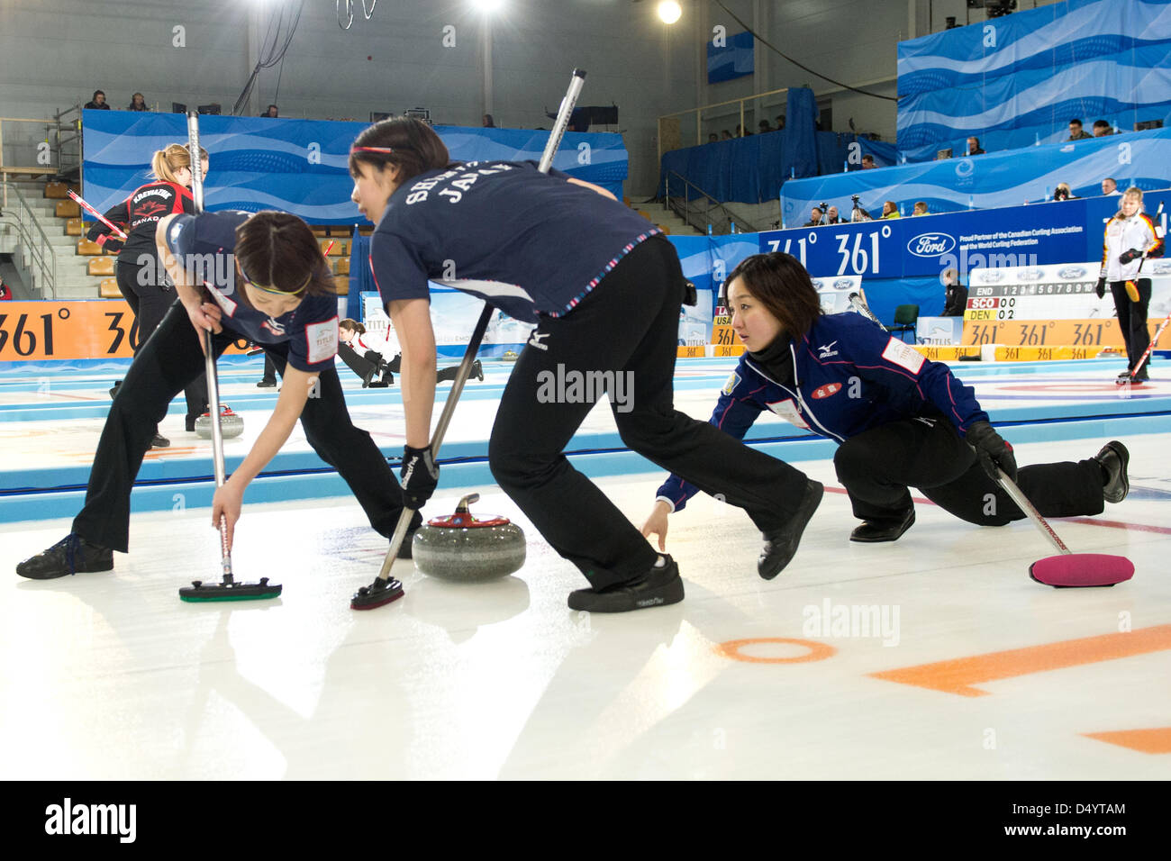 Japan team group (JPN), MARCH 20, 2013 - Curling : World Women's ...