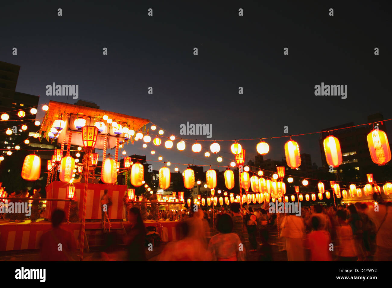 Japanese Summer festival Stock Photo - Alamy
