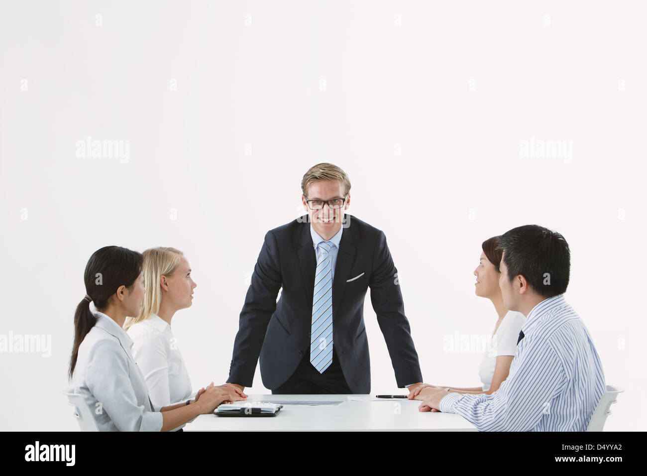Japanese business meeting hi-res stock photography and images - Alamy