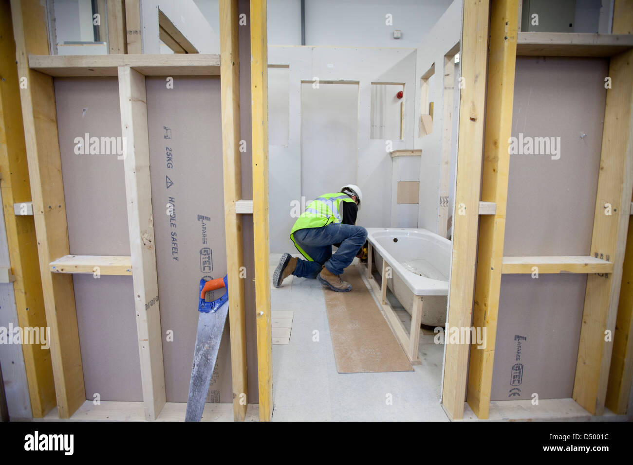Construction and joinery course at Cardonald College, Glasgow Stock Photo Alamy