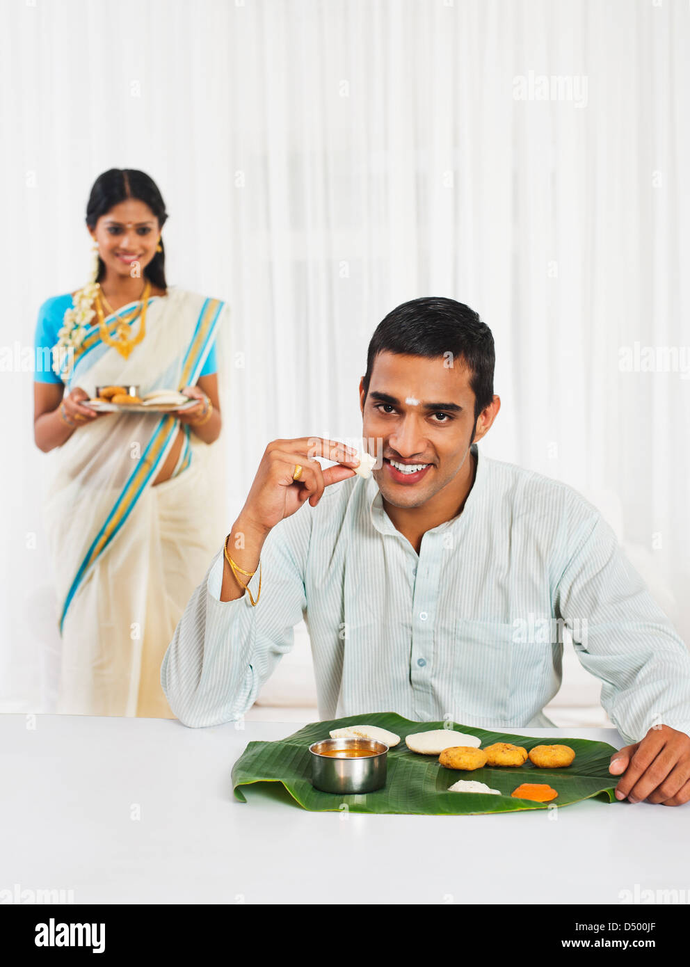 South Indian Man Eating Food High Resolution Stock Photography and ...