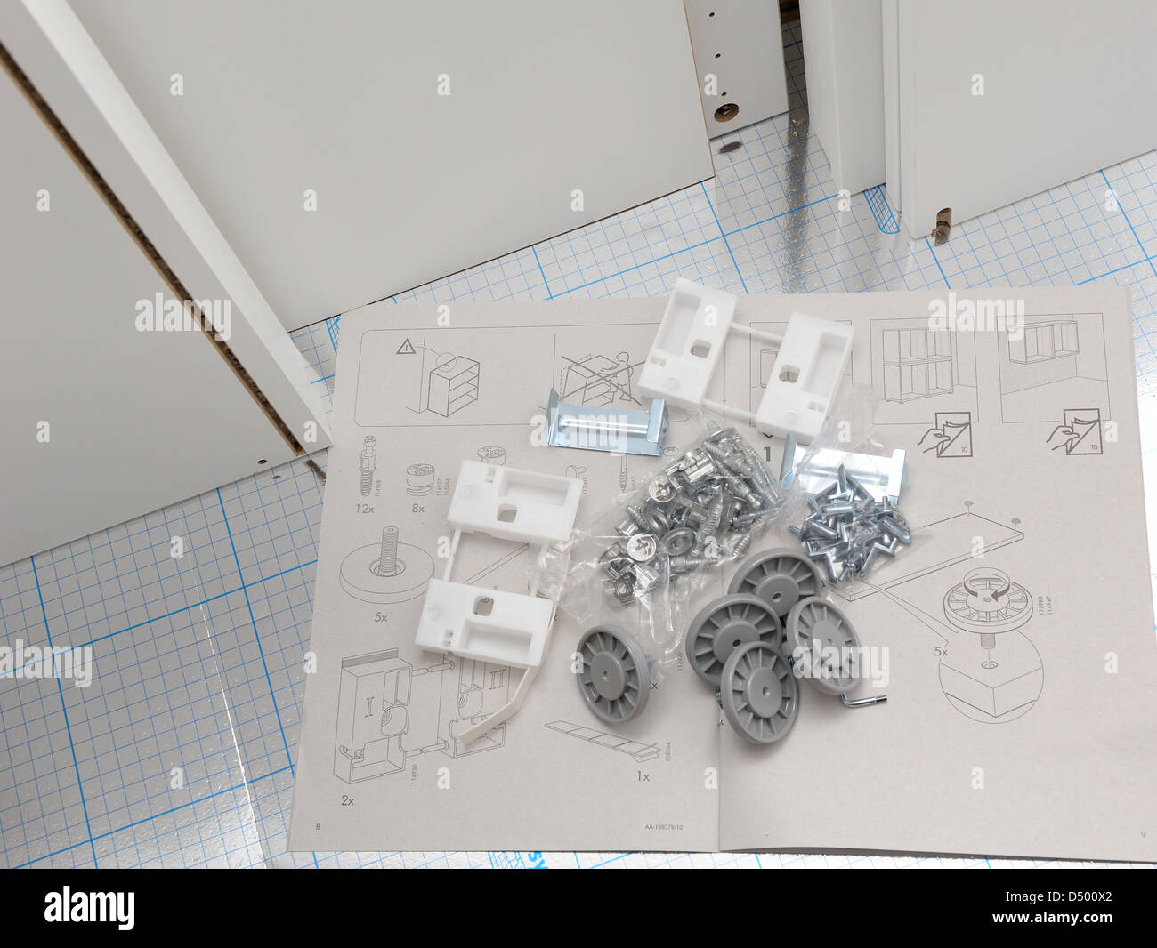ikea flat pack furniture assembly Stock Photo Alamy