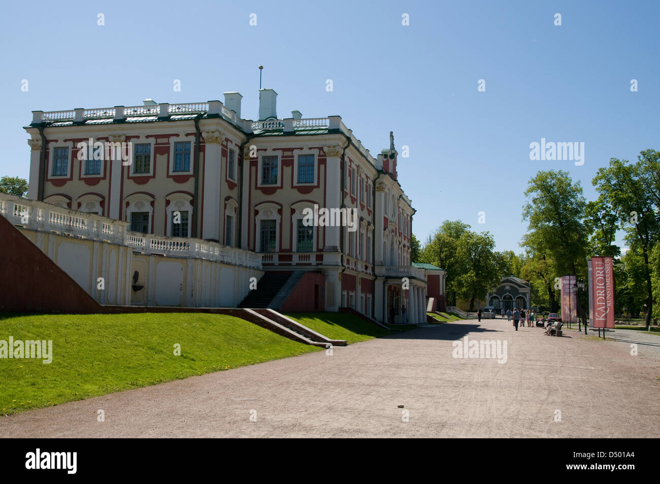The Kadriorg Palace is the Art Museum of Estonia on A.Weizenbergi in Kadriorg park Tallinn,Estonia,Baltic States Stock Photo