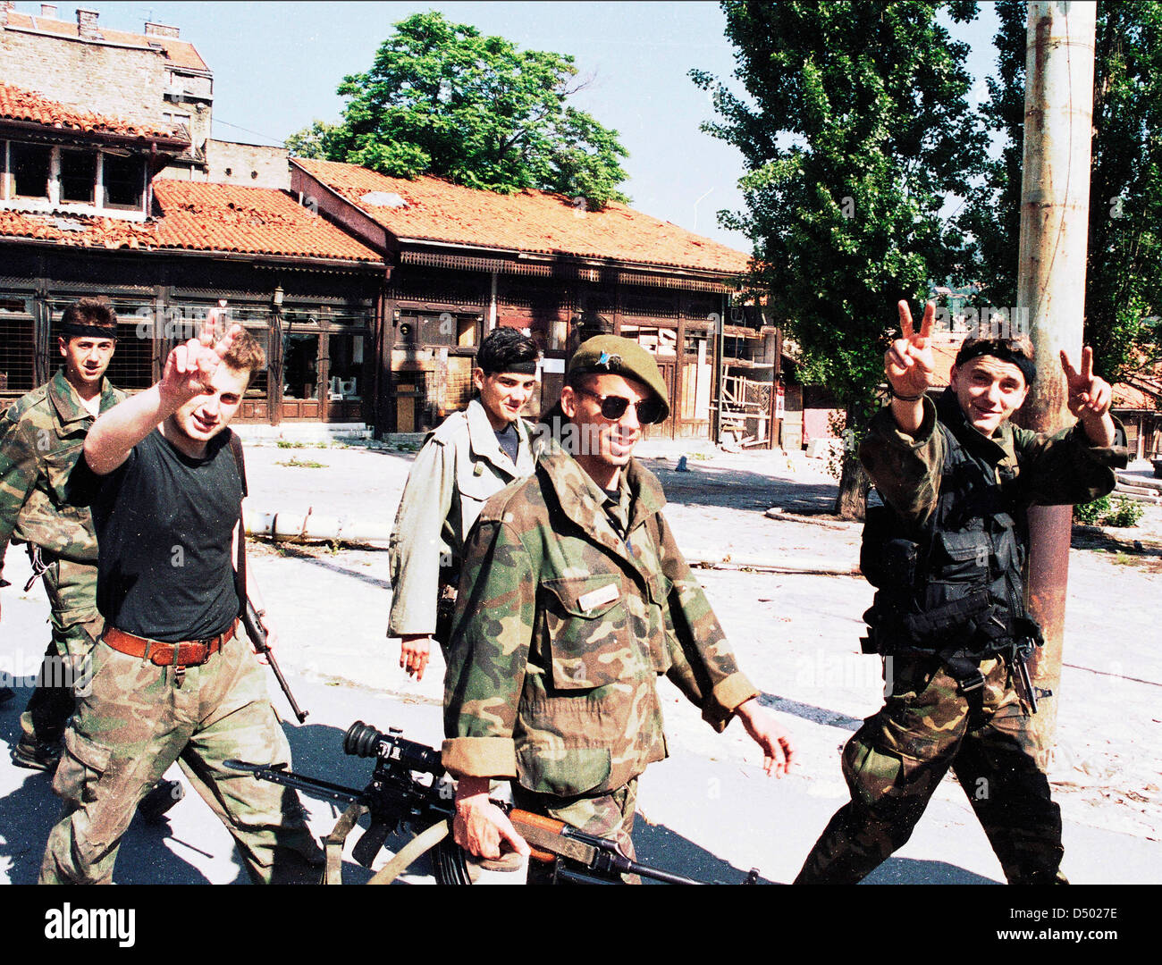 The War In The Former Yugoslavia Stock Photo