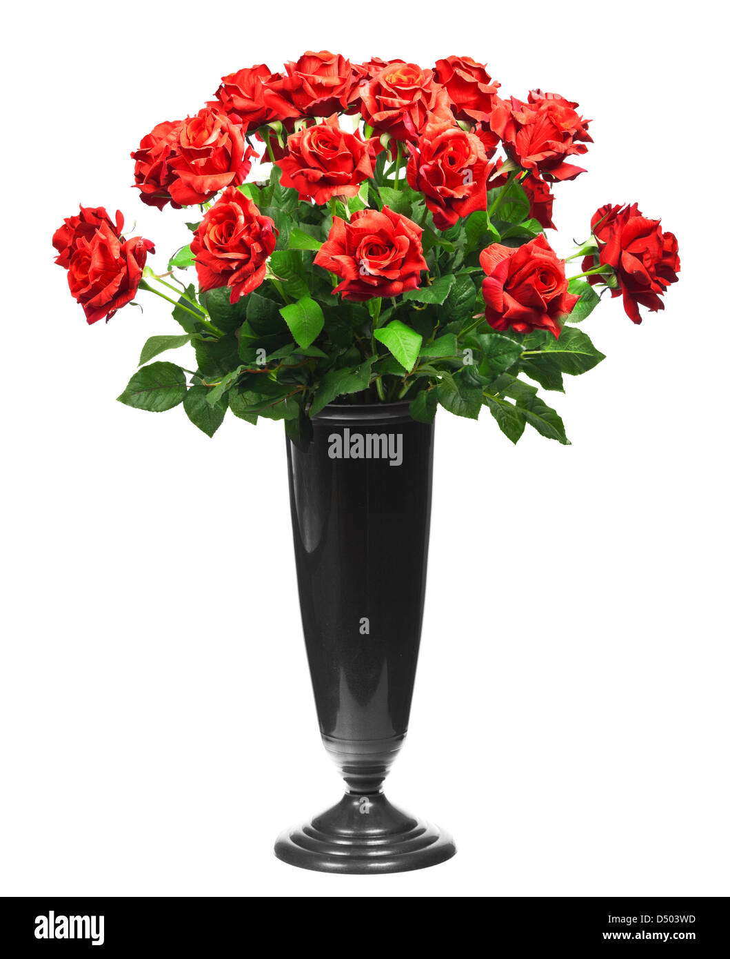 bouquet of red roses isolated on white background Stock Photo - Alamy