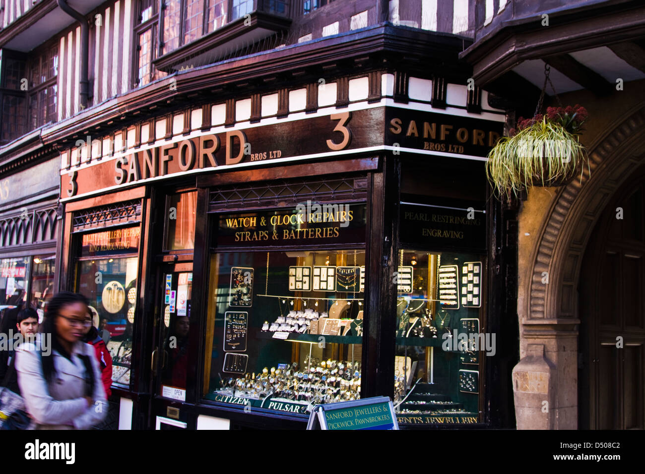 Sanford brothers jewellers Stock Photo Alamy