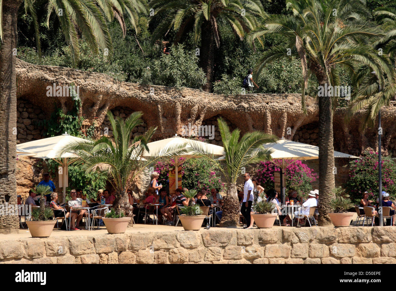 Parc Guell Cafe Barcelona Spain Stock Photo Alamy Parc Guell Cafe Barcelona Spain Stock Photo Alamy