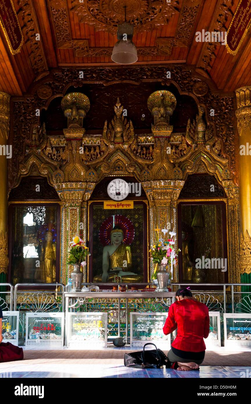 Yangon, Sule Pagoda Stock Photo