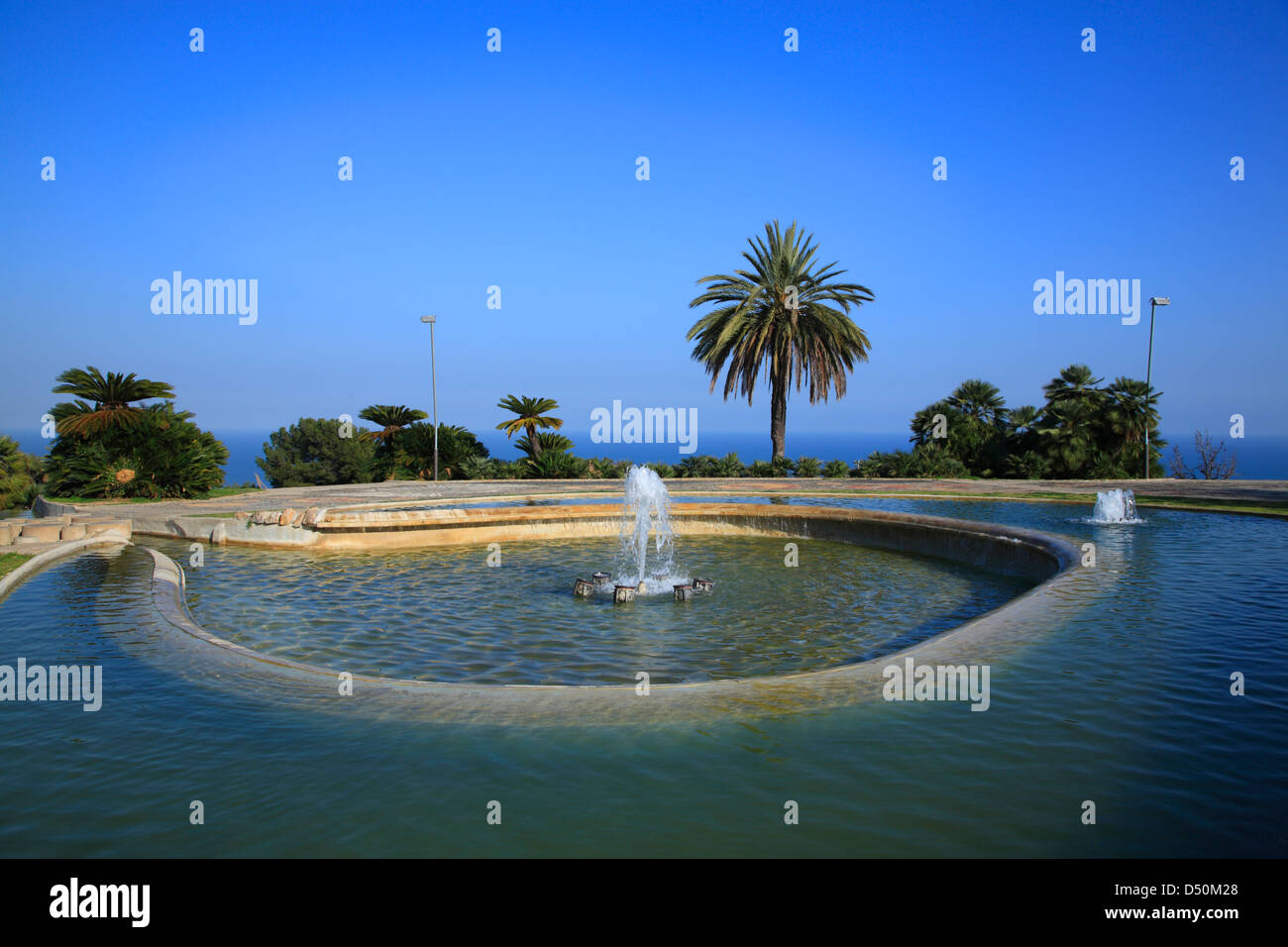 Montjuic, Jardins del Mirador, Barcelona, Spain Stock Photo Alamy