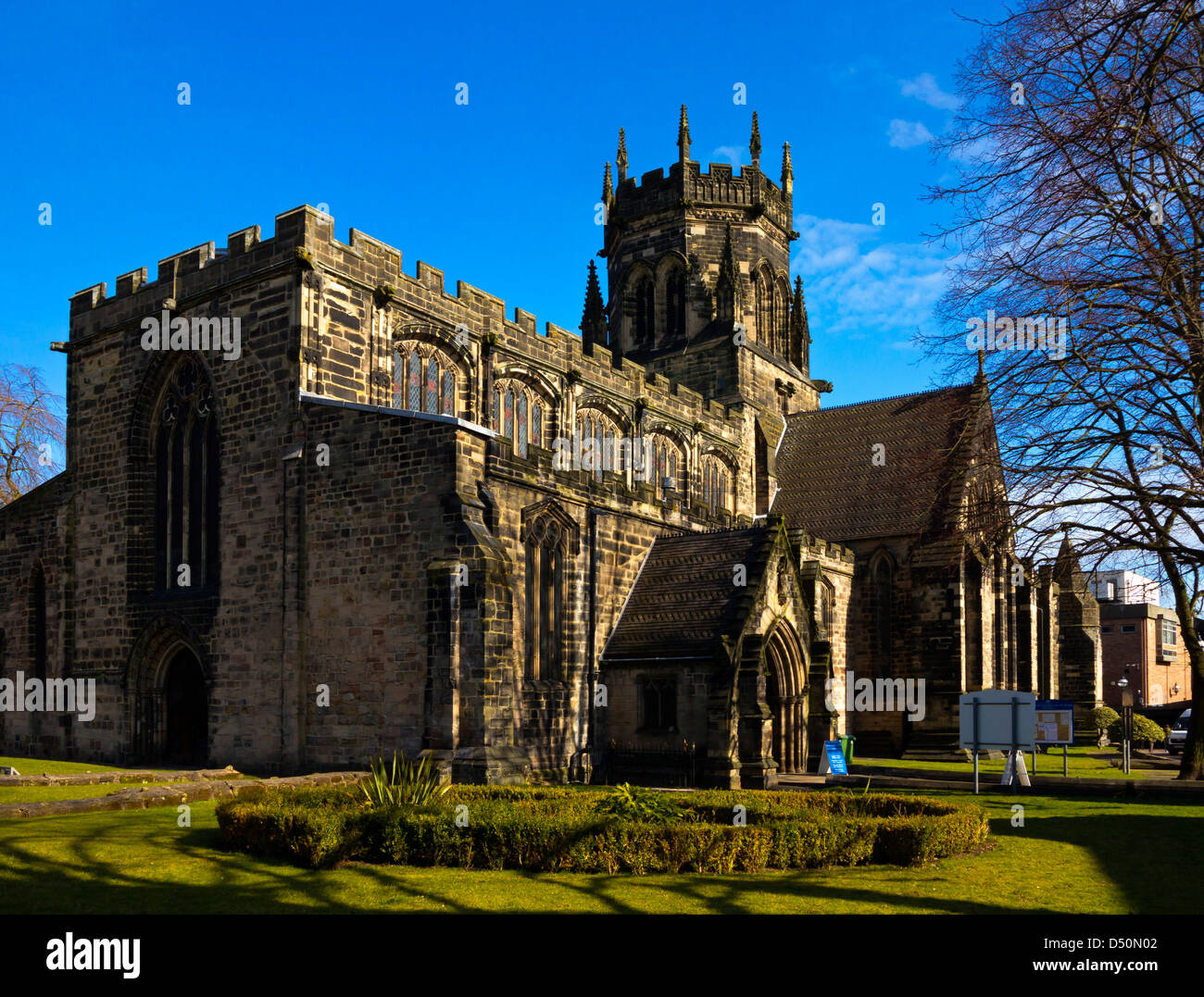 Collegiate Church of St Mary's in Stafford Staffordshire England UK