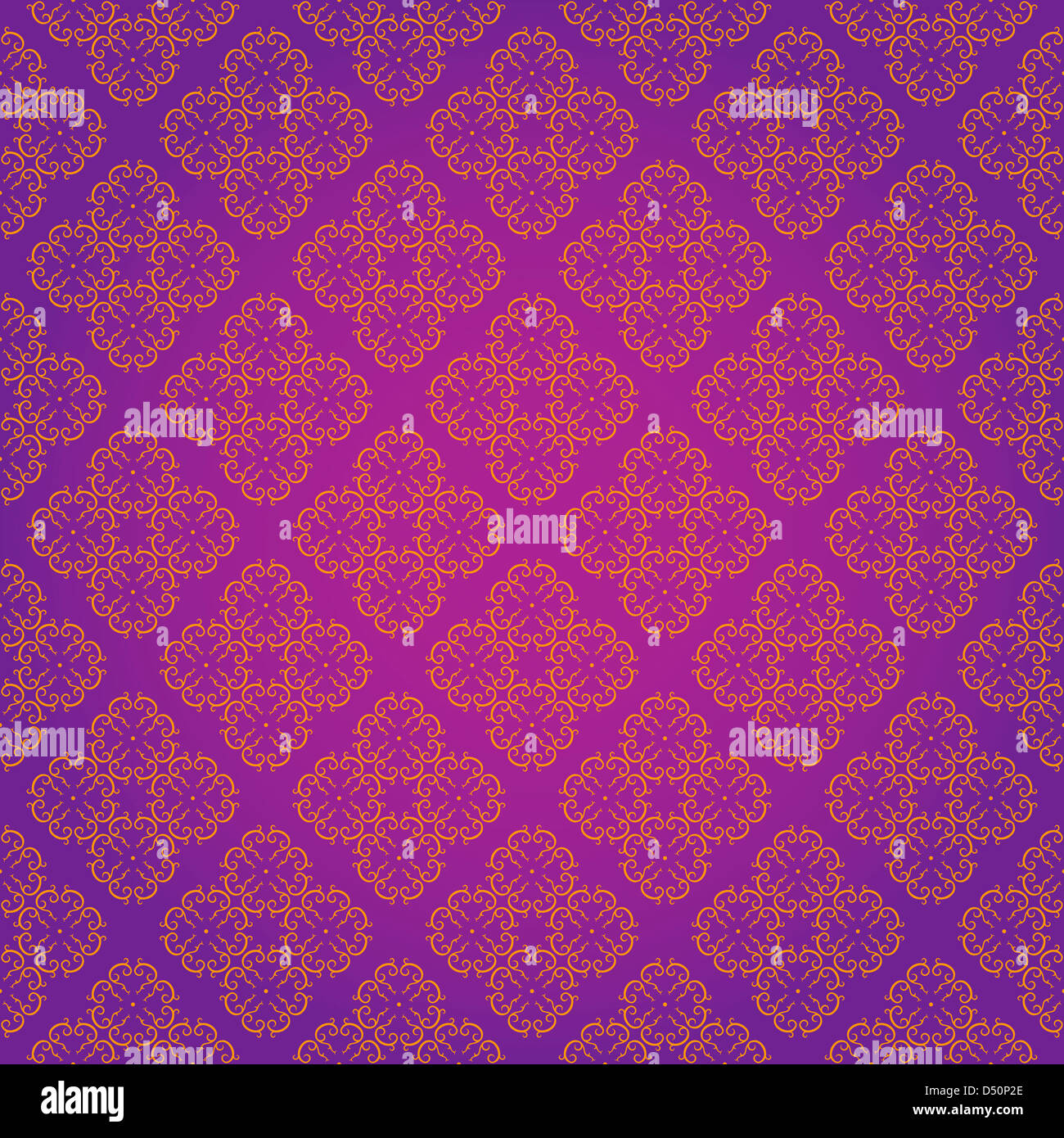 Vector Illustration of Vintage Wallpaper Seamless Pattern Original ...