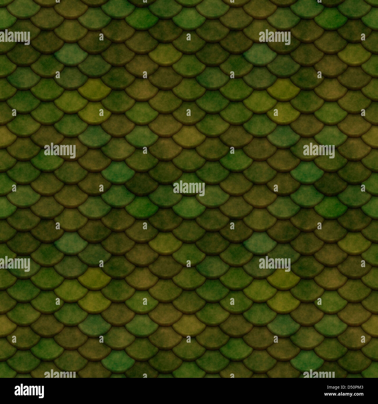 Green Scales Seamless Pattern Illustration Stock Photo - Alamy