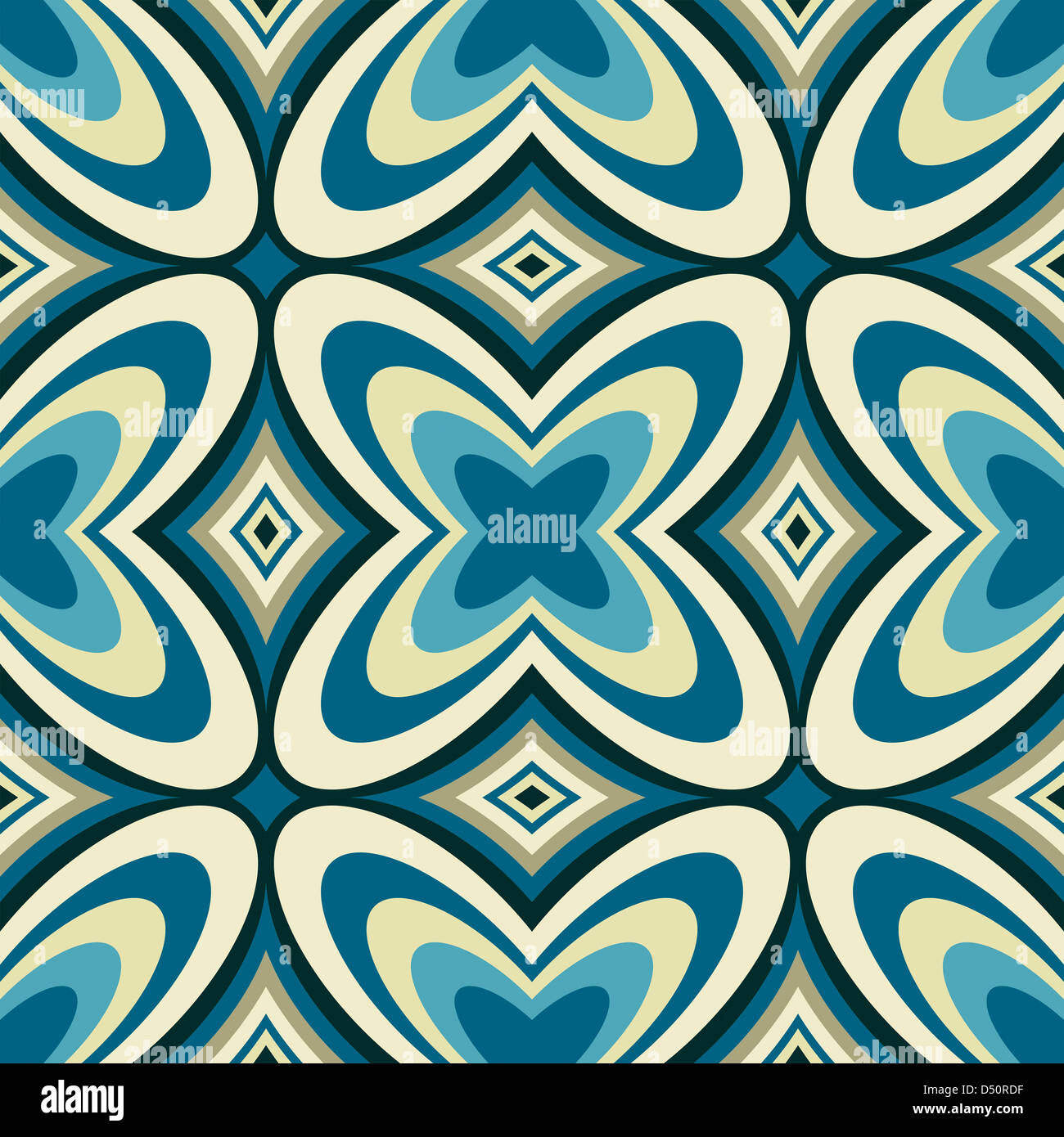 Retro Geometric Wallpaper Abstract Seamless Pattern Stock Photo - Alamy